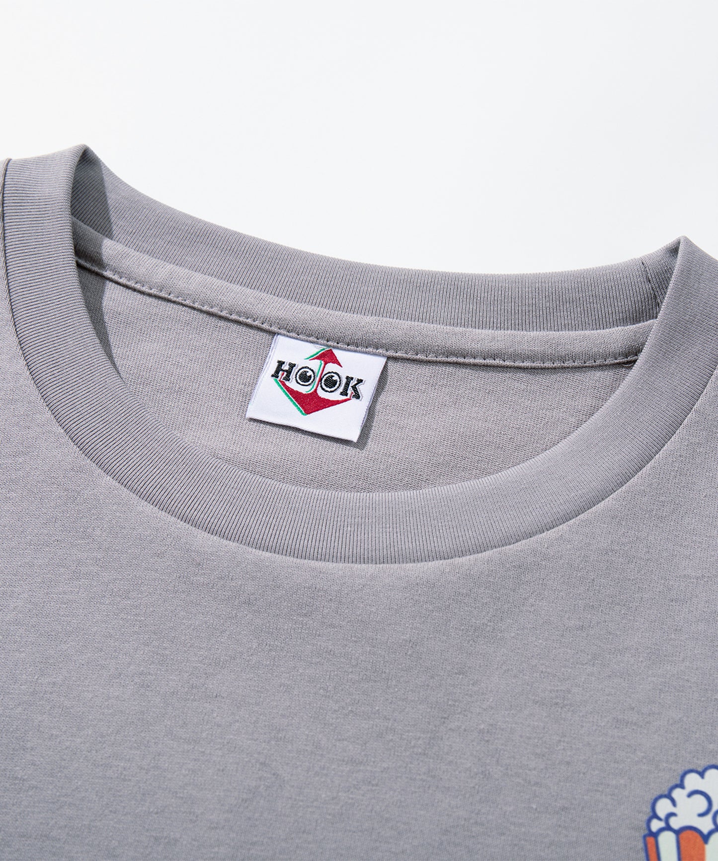 HOOK -original-　フードモチーフ アメリカンカートゥーンプリント ビッグTシャツ