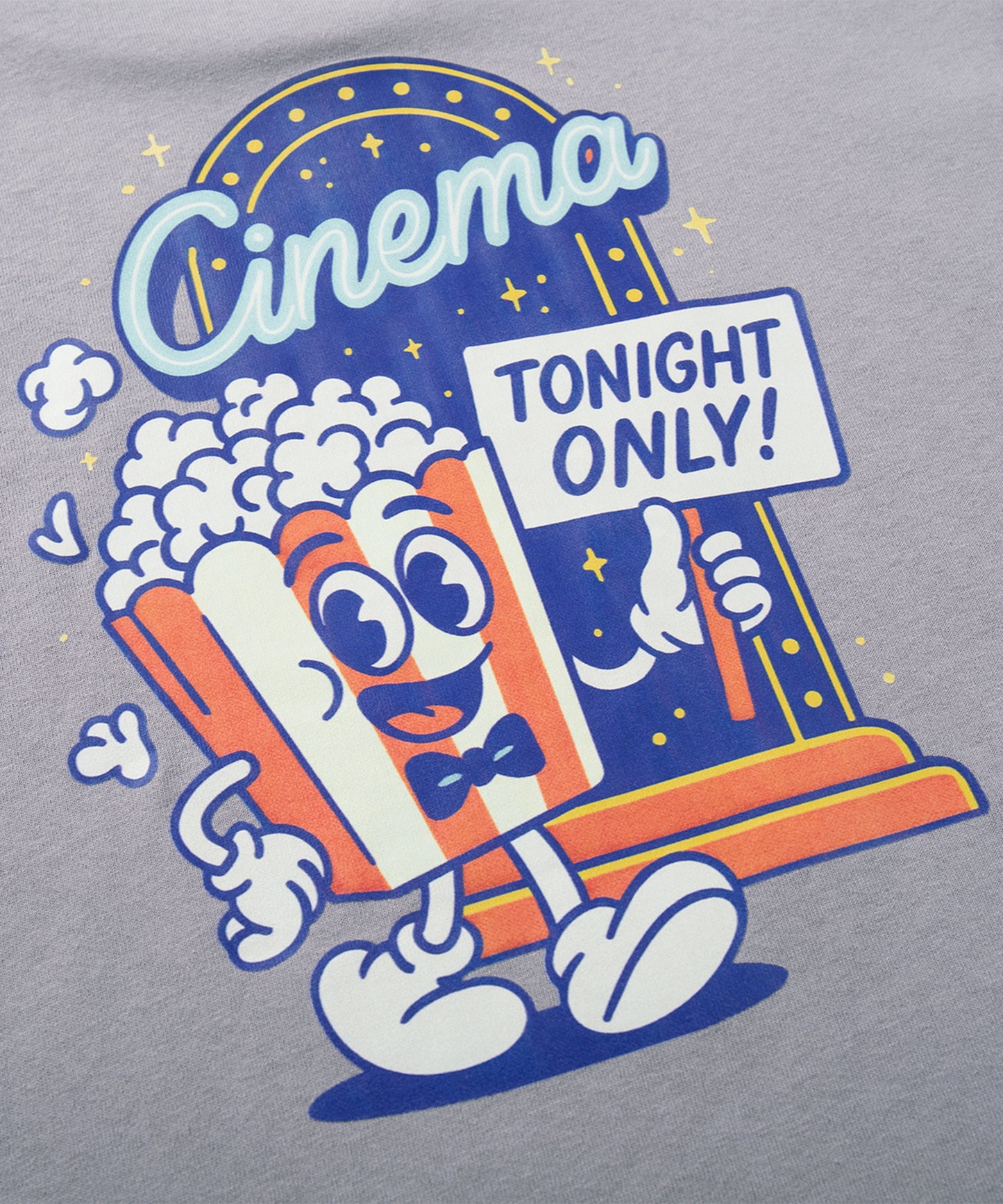 HOOK -original-　フードモチーフ アメリカンカートゥーンプリント ビッグTシャツ