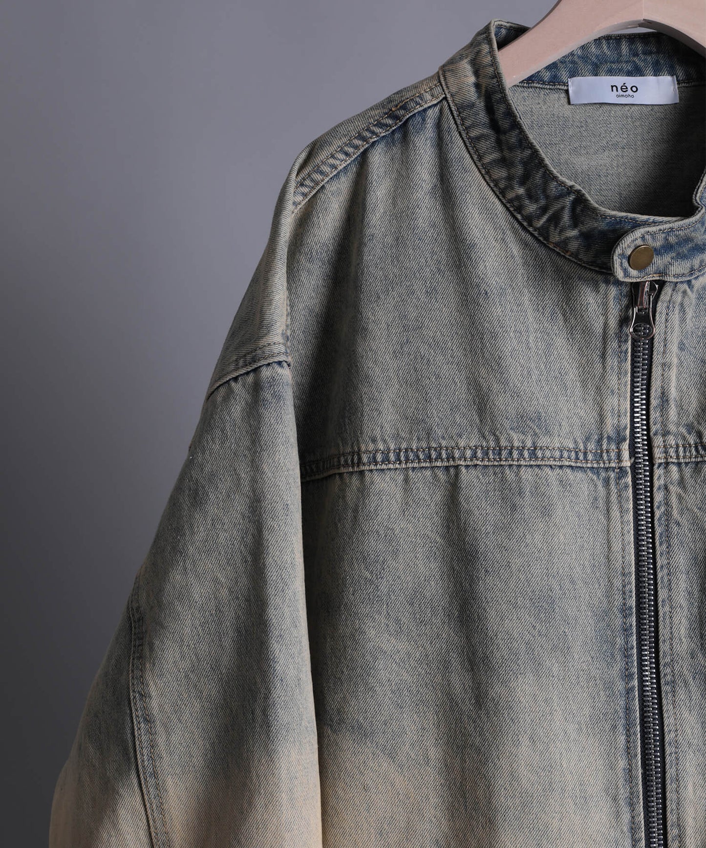 【aimoha neo】VINTAGE FADED　DENIM　JACKET