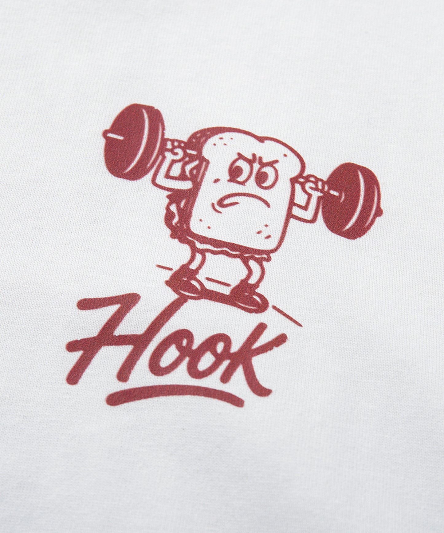 HOOK -original-　フードモチーフ アメリカンカートゥーンプリント ビッグTシャツ