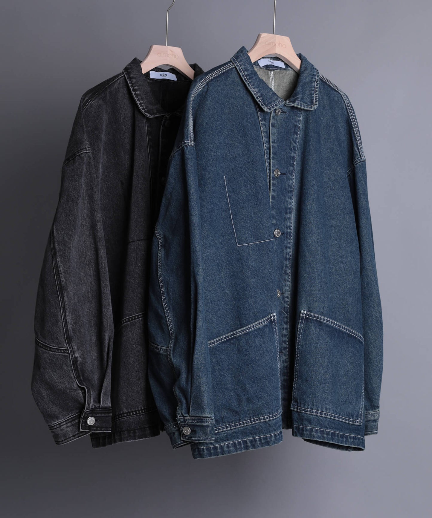 【aimoha neo】VINTAGE PROCESSED LOOSE FIT JACKET