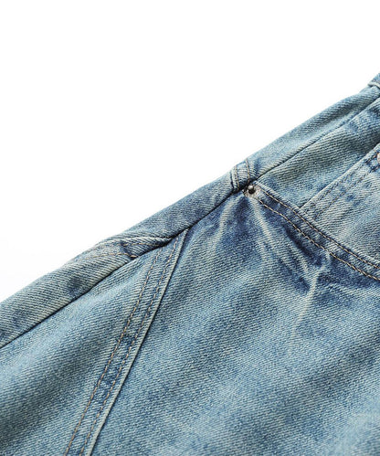 HOOK バレルレッグ ワイドデニム ハーフパンツ (SS)