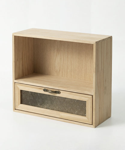 ナチュラルウッドミニキャビネット