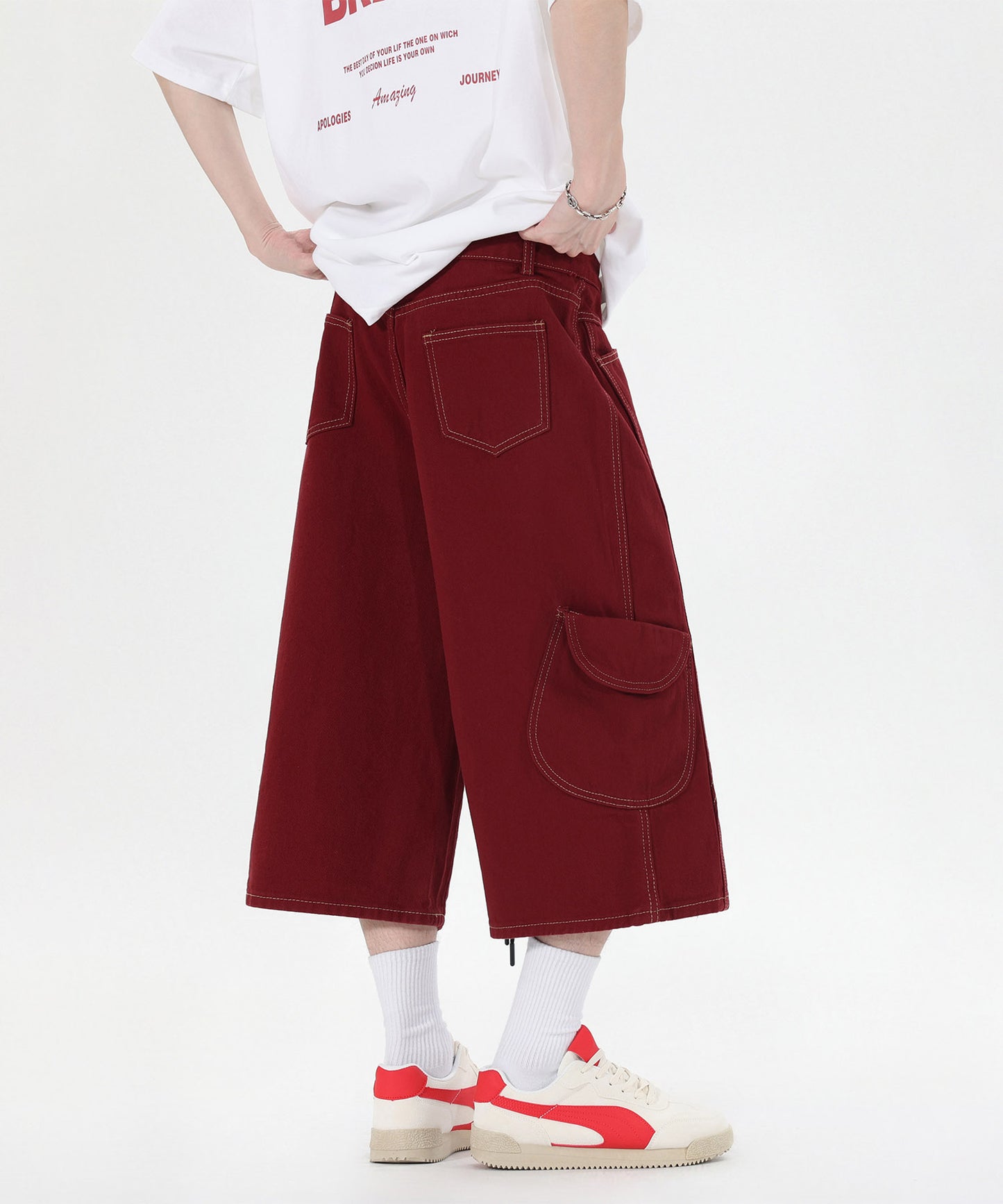 HOOK チェーンキーホルダー付き カーゴハーフパンツ (SS)