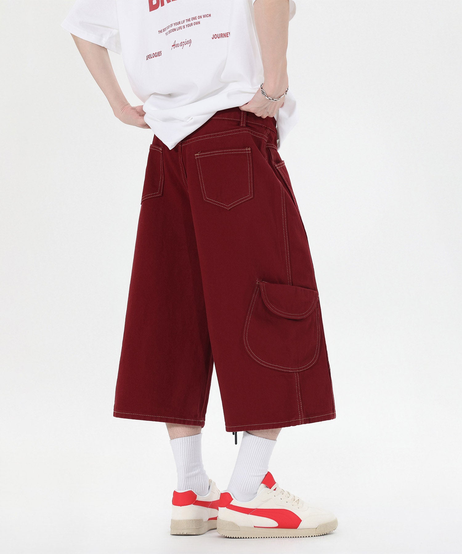 HOOK チェーンキーホルダー付き カーゴハーフパンツ (SS)