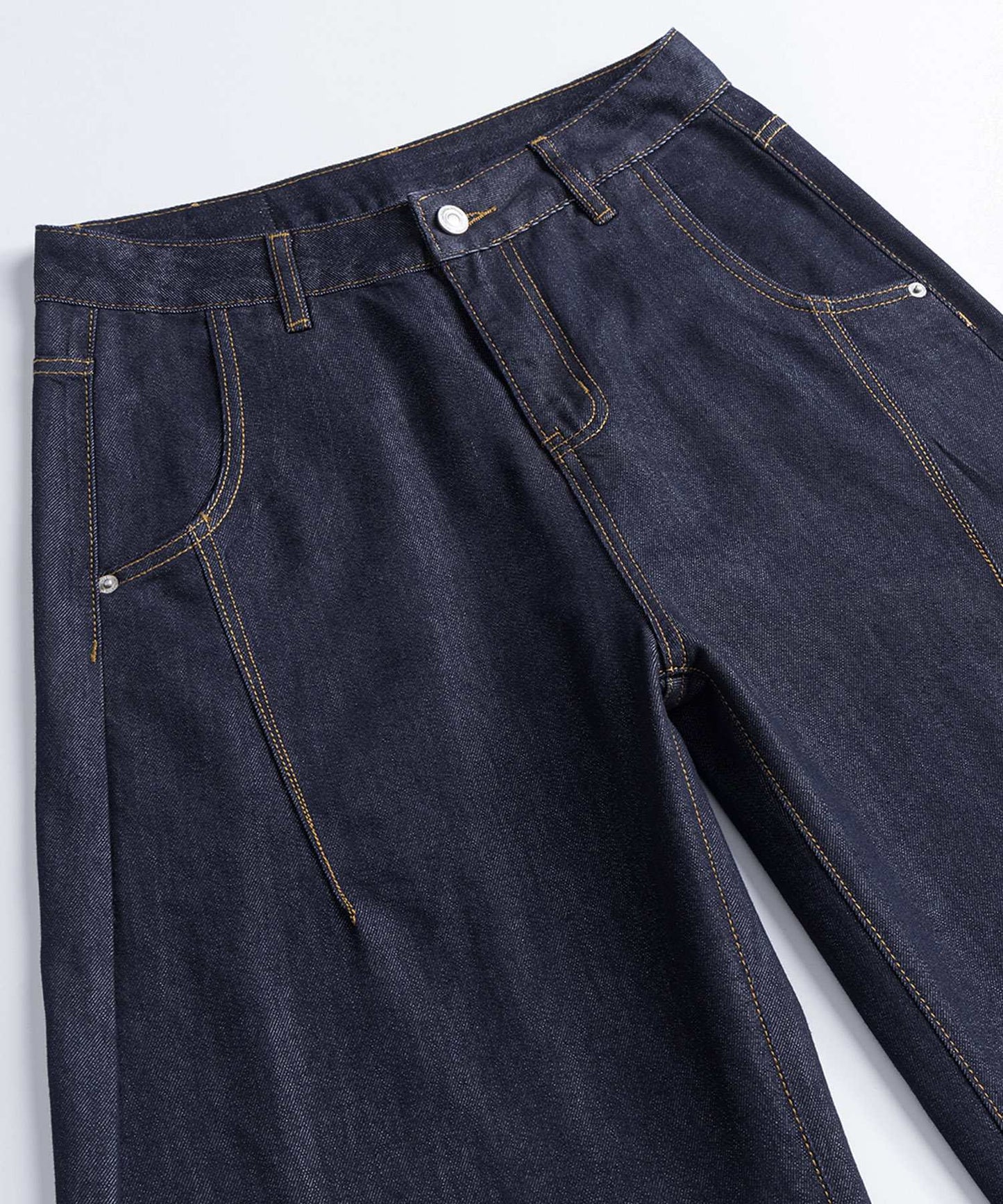 HOOK バレルレッグ ハイウエストデニム
