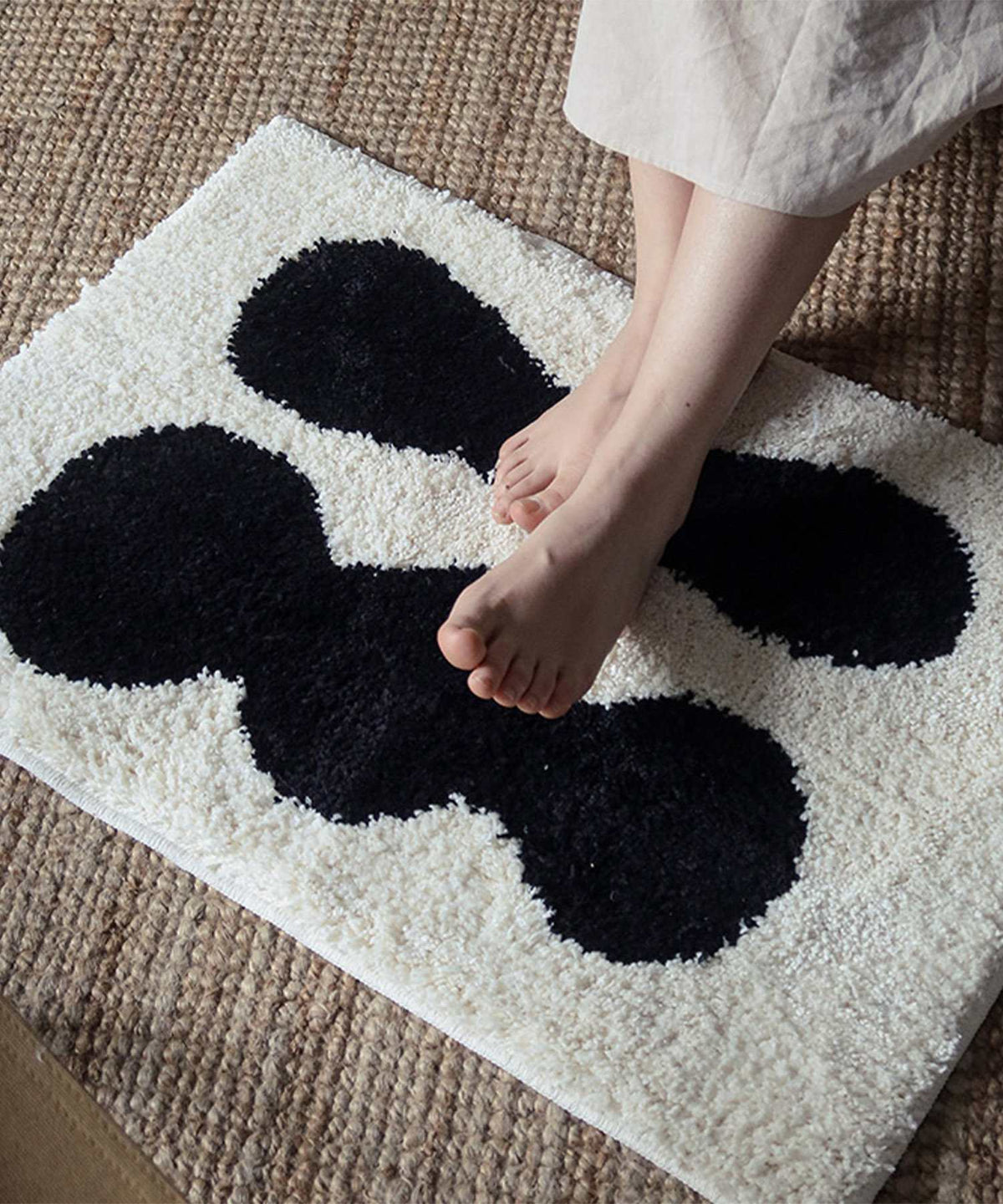 【aimoha HOME】　シンプルデザインラグマット