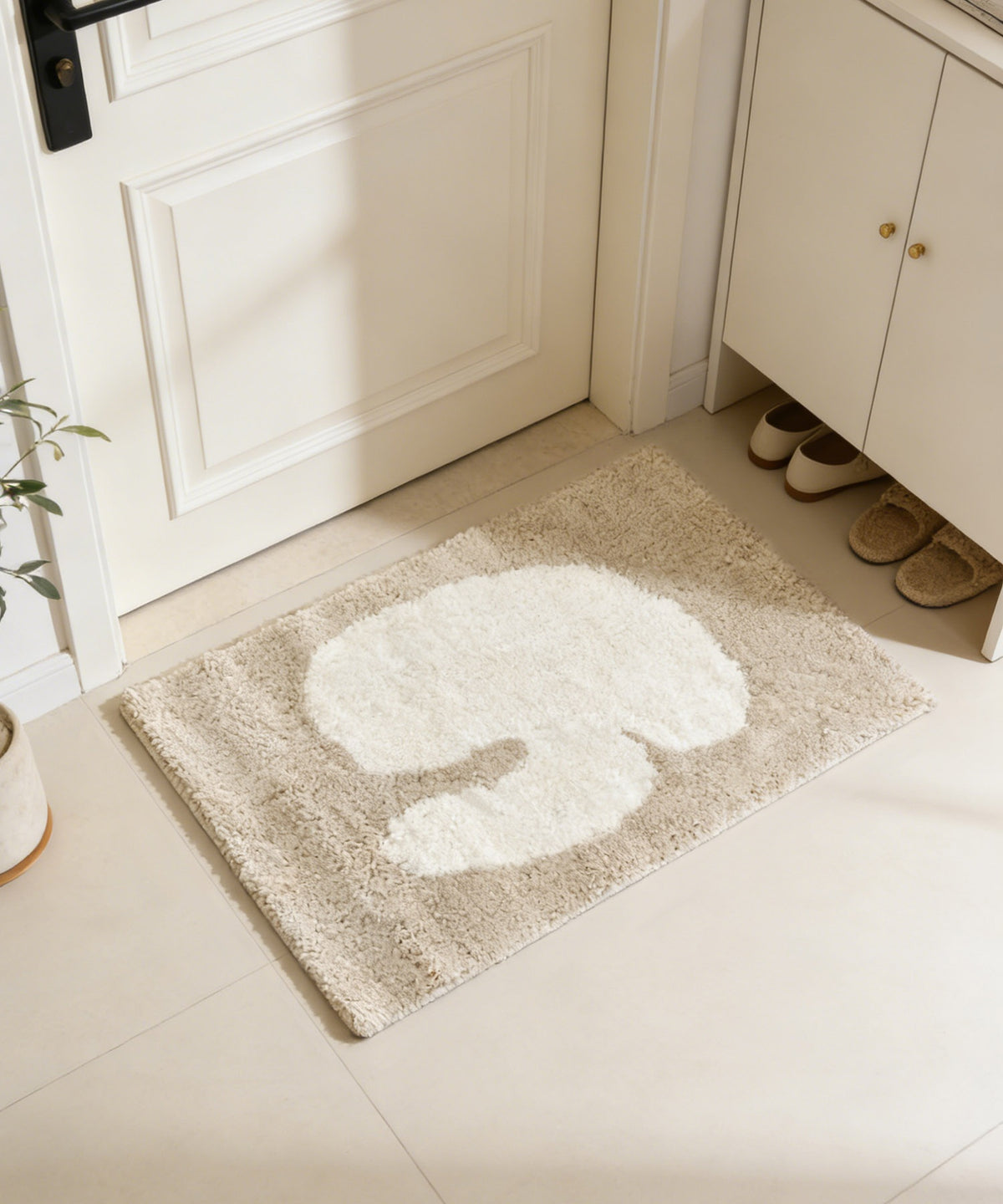 【aimoha HOME】　シンプルデザインラグマット