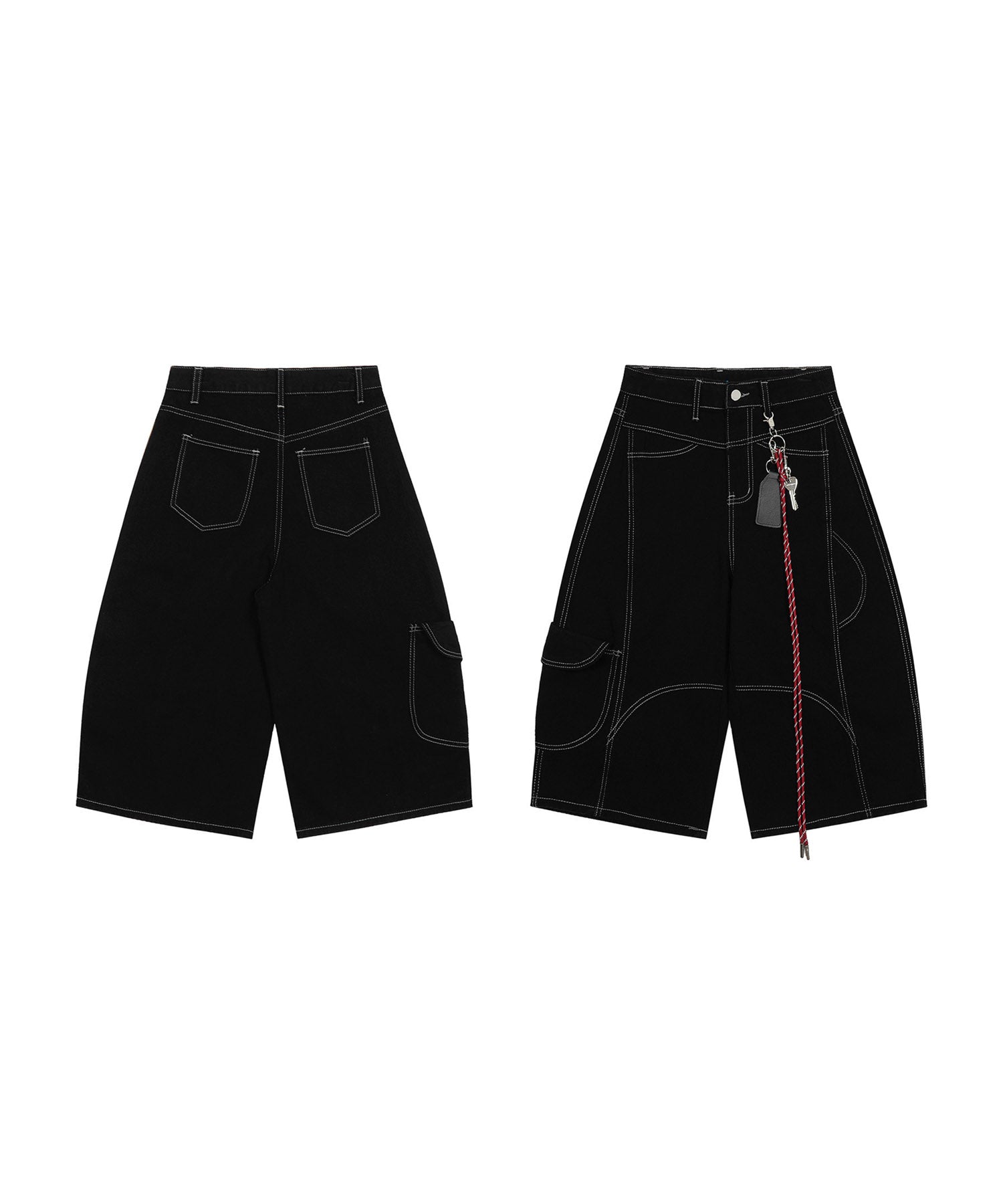 HOOK チェーンキーホルダー付き カーゴハーフパンツ (SS)