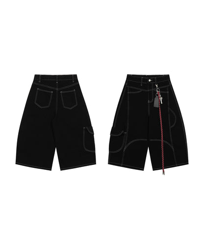 HOOK チェーンキーホルダー付き カーゴハーフパンツ (SS)