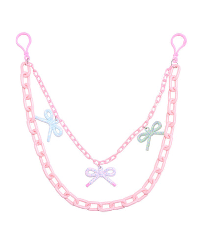 HOOK for girls チャーム付きパンツチェーン アクリル ガーリー ストリート ウエストチェーン