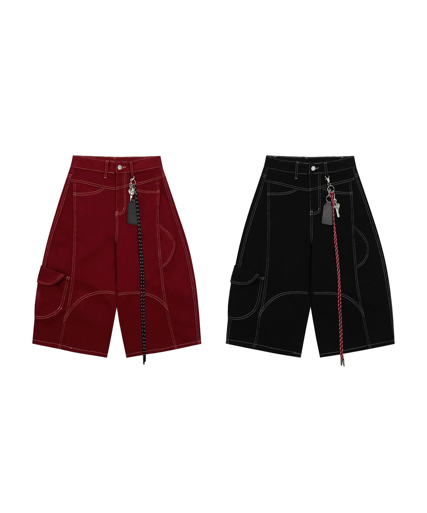 HOOK チェーンキーホルダー付き カーゴハーフパンツ (SS)