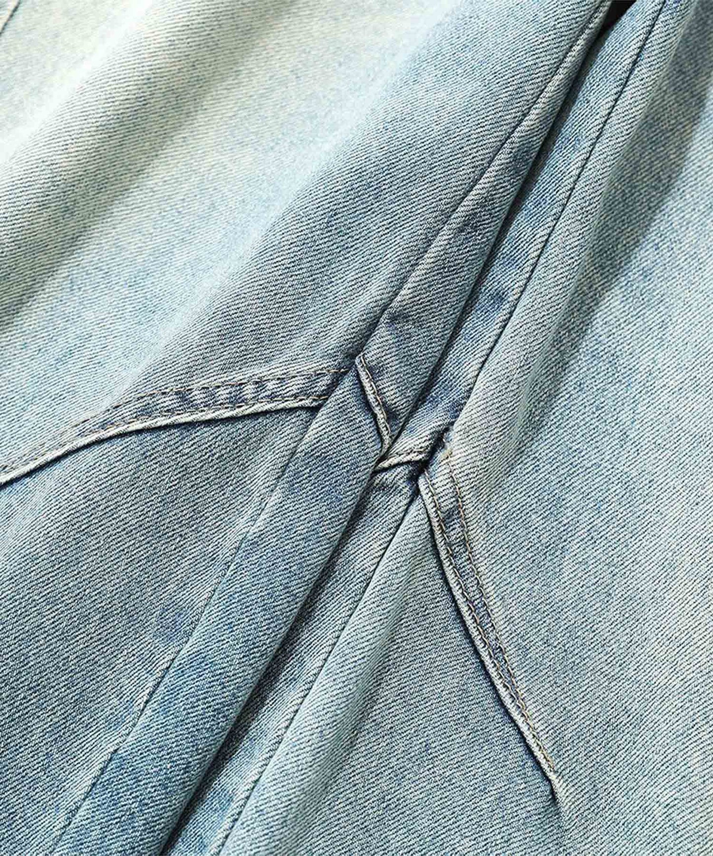 HOOK バレルレッグ ワイドデニム ハーフパンツ (SS)