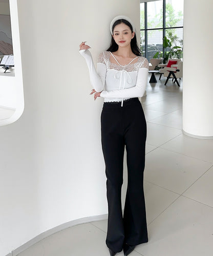 【Jasmine】ハイウエストフレアパンツ