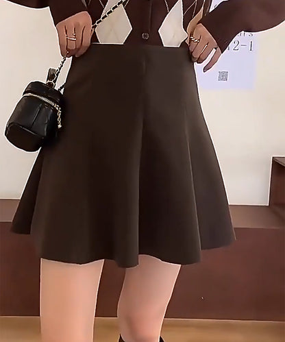 【Jasmine】ハイウエストフレアミニスカート
