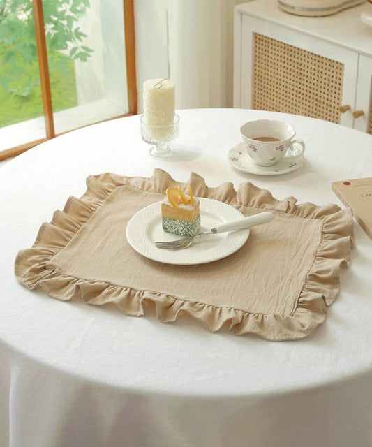 【aimoha HOME】フリル ランチョンマット プレイスマット