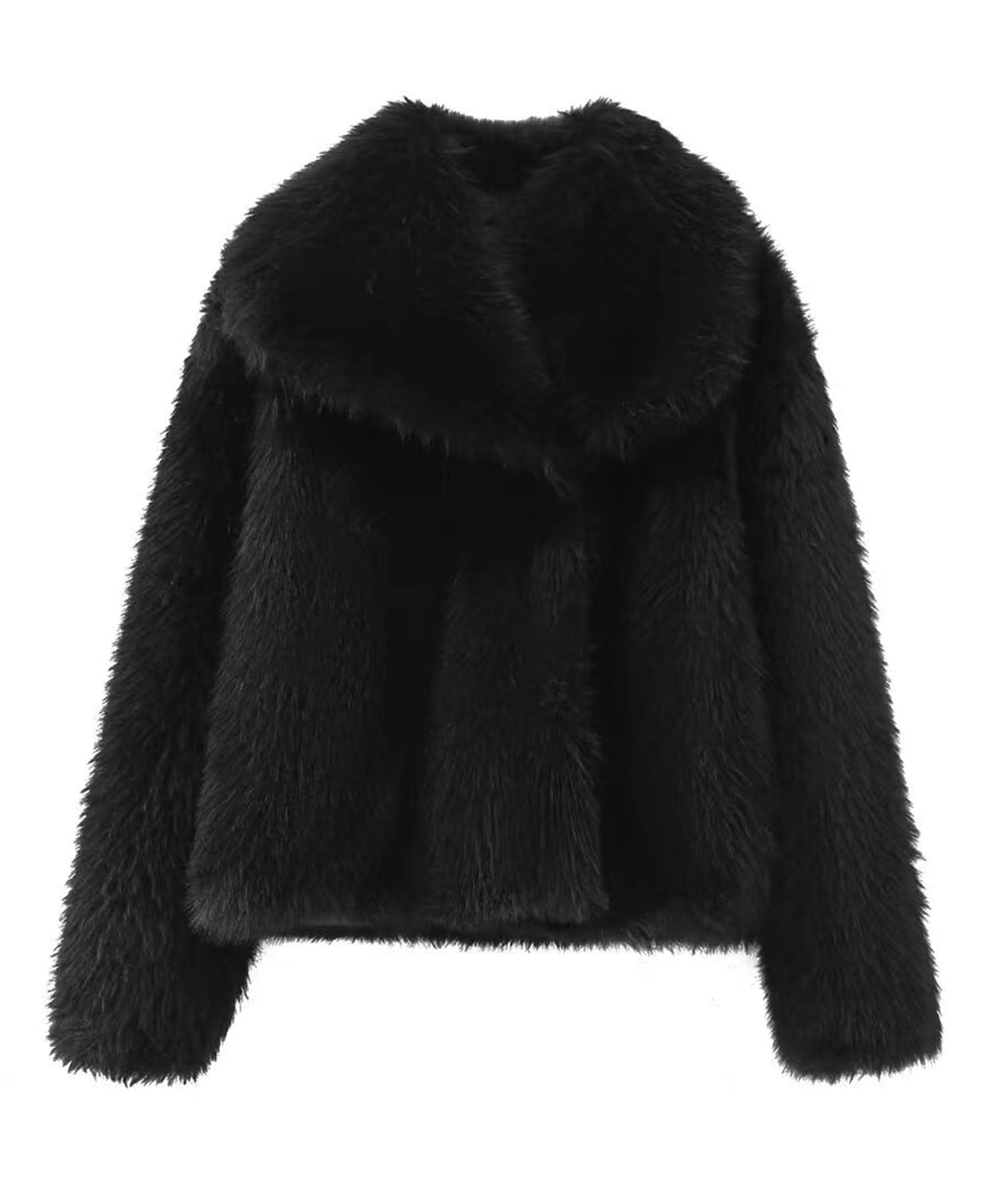 Dim Moire ブラックファーコート Jasmine】ビックカラーエコファーコート – 《公式》moremore（モアモア）