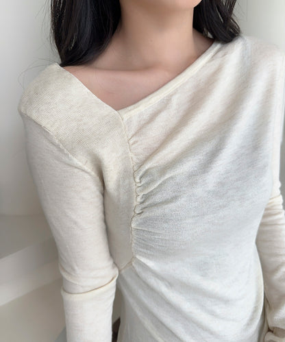 【Jasmine】アシンメトリーニットプルオーバー