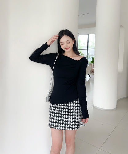 【Jasmine】アシンメトリーニットプルオーバー