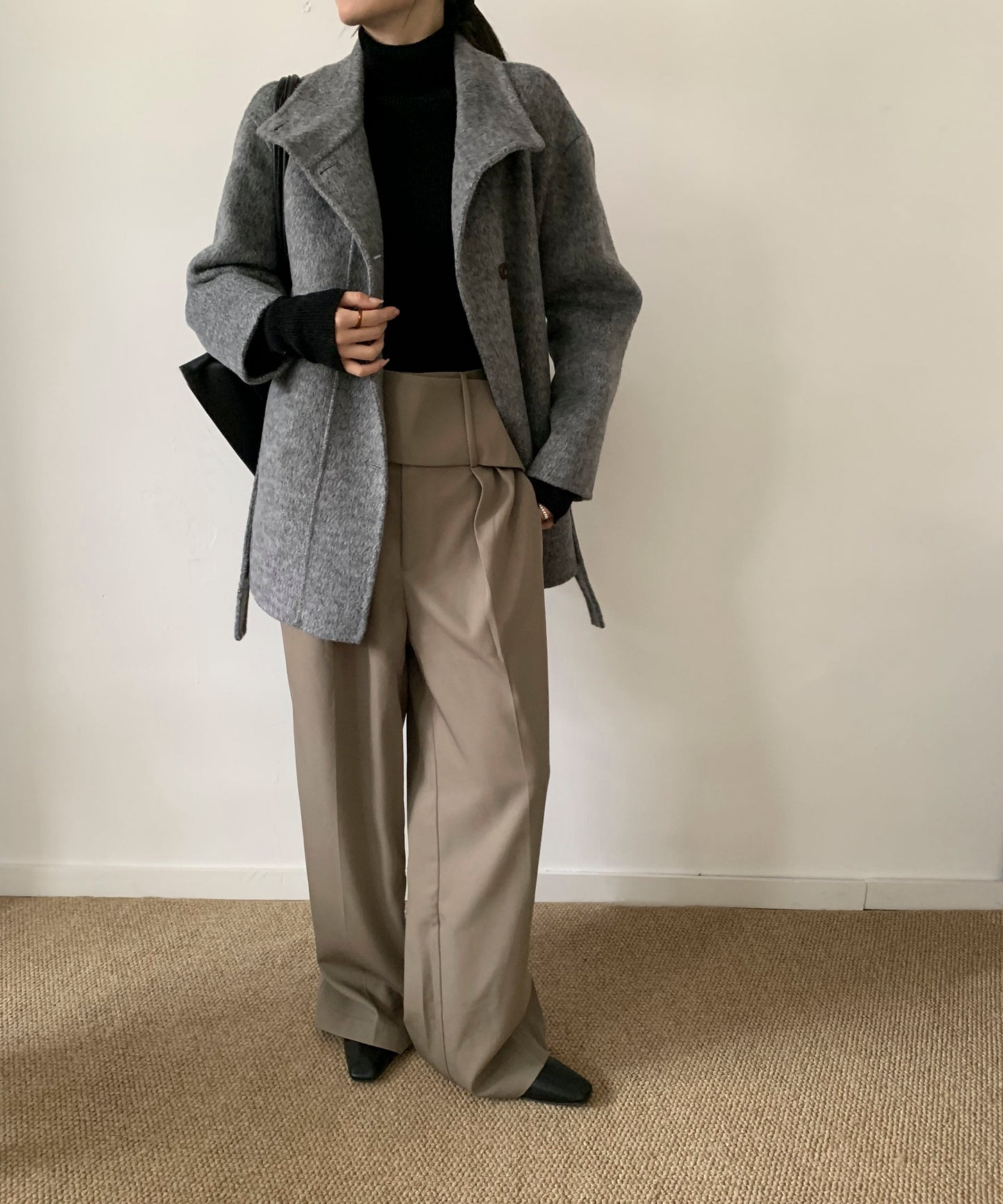 DECADE CLASSIC リバーウールステンカラーコート