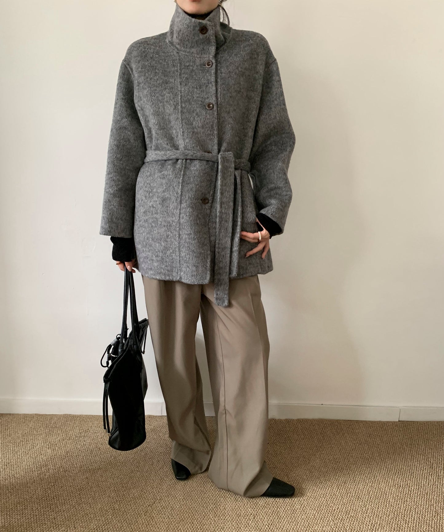 DECADE CLASSIC リバーウールステンカラーコート