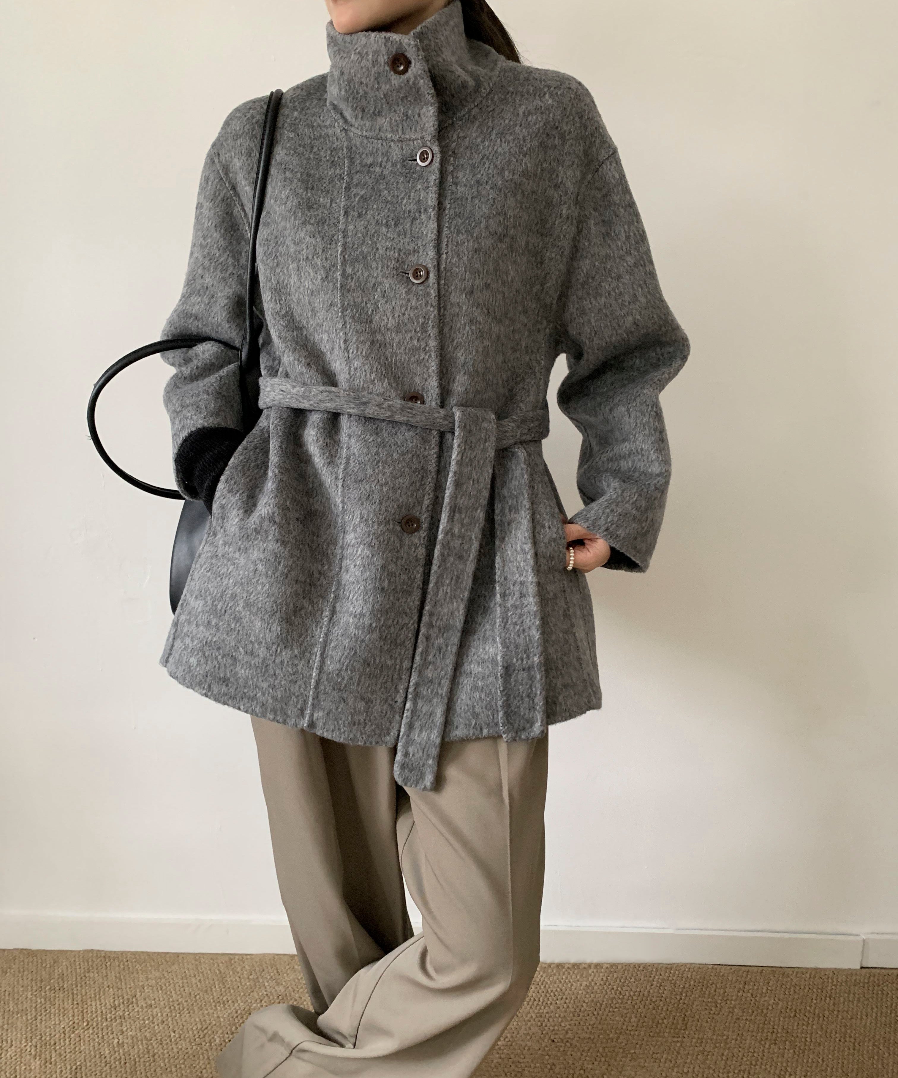 DECADE CLASSIC リバーウールステンカラーコート