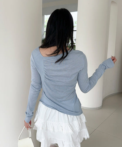 【Jasmine】アシンメトリーニットプルオーバー