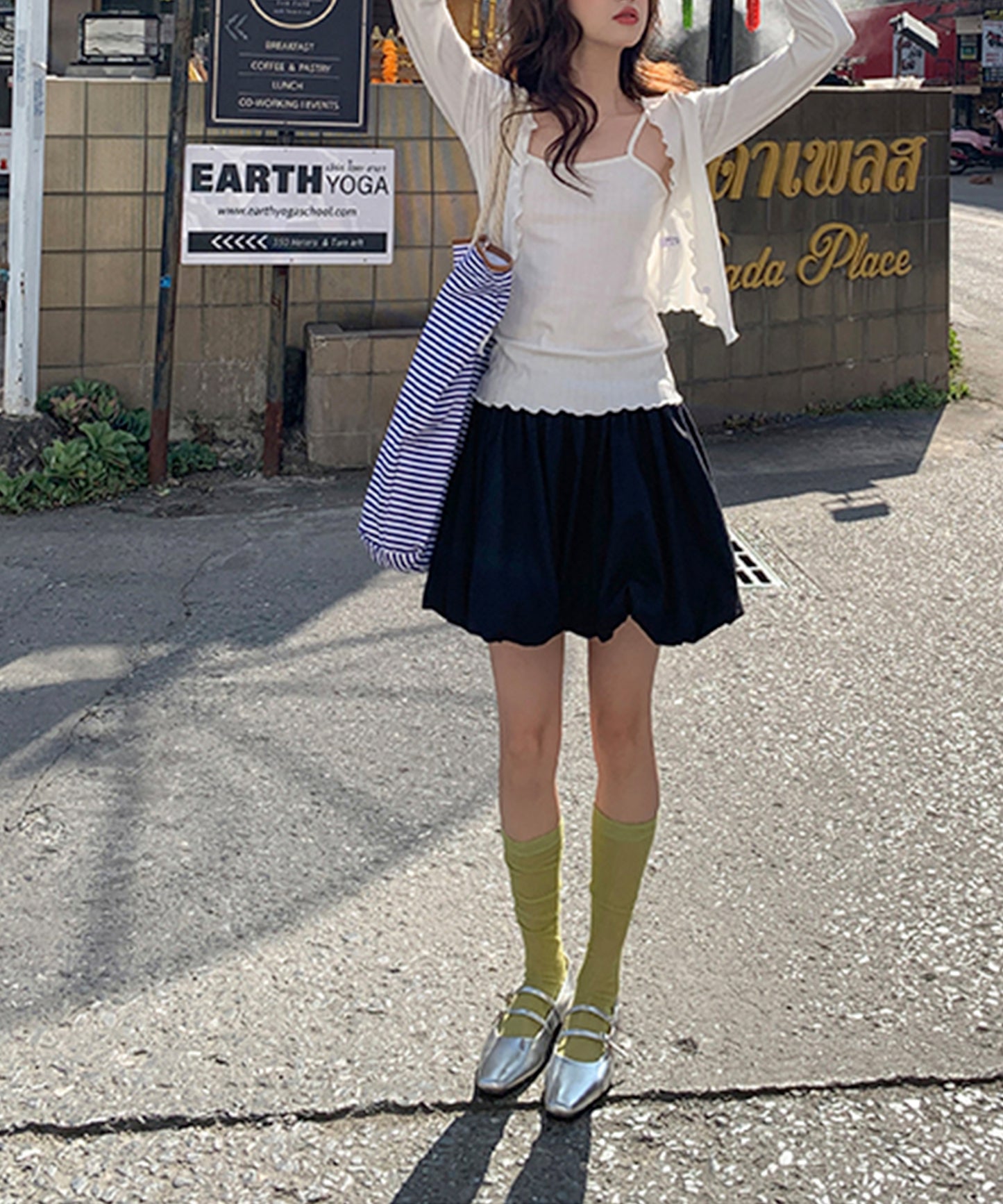 【Jasmine】バルーンシルエットショートパンツ