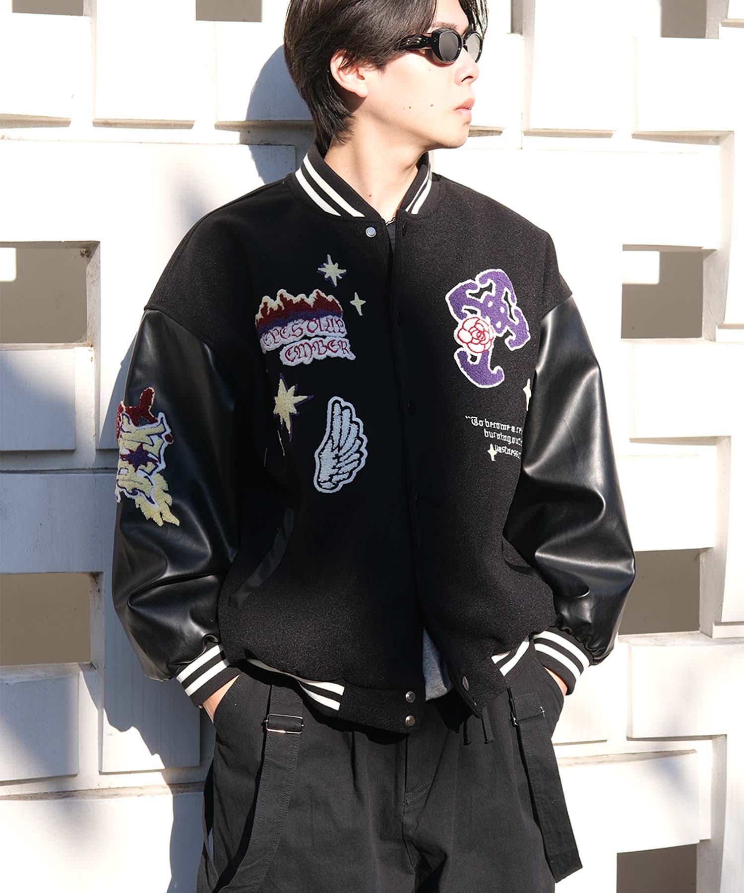 HOOK -original-　サガラ刺繍ワッペンスタジャン