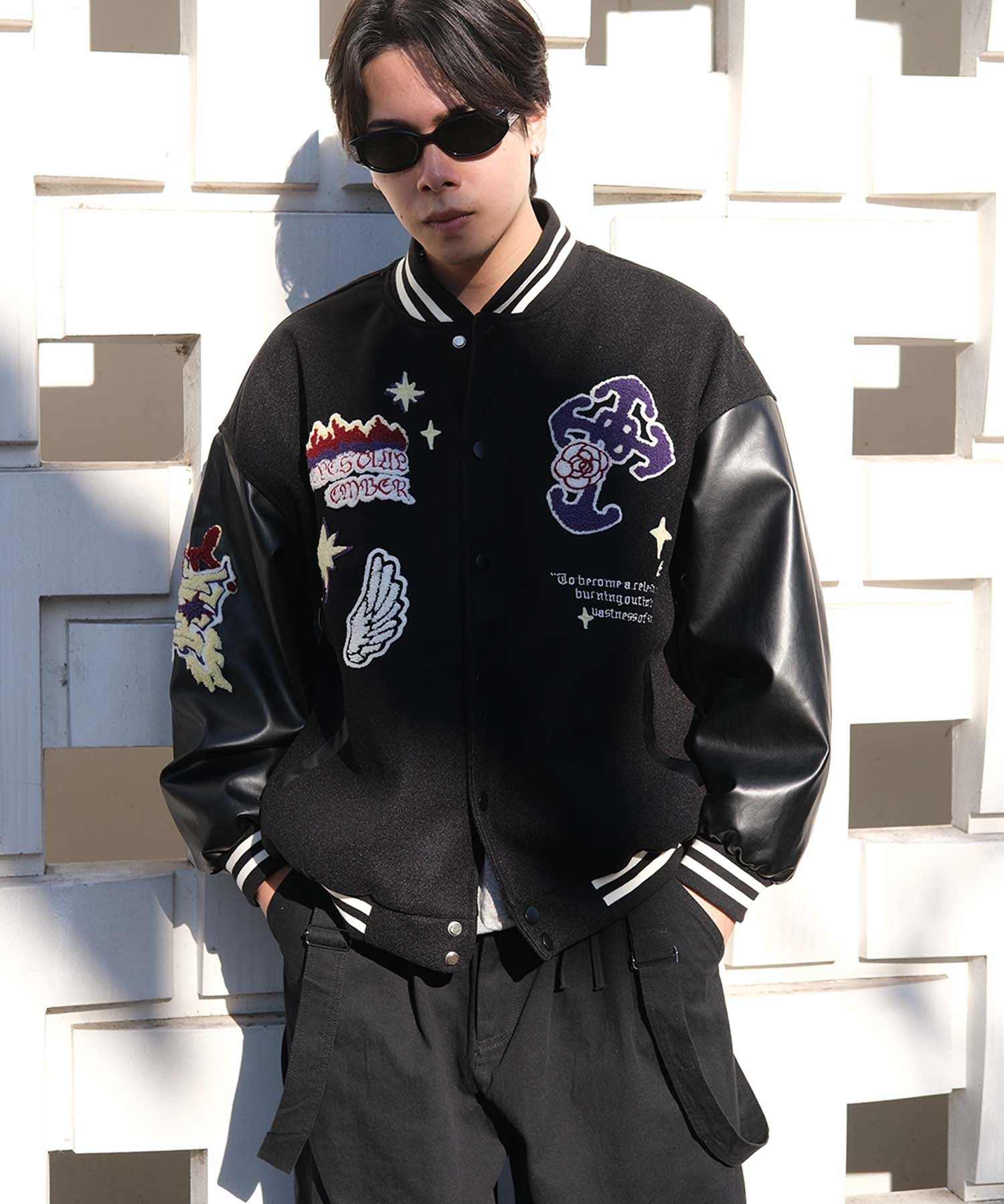 HOOK -original-　サガラ刺繍ワッペンスタジャン