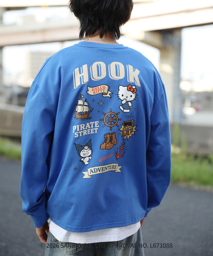 HOOK -original-　サンリオキャラクターズ コラボ バックプリントロンTEE
