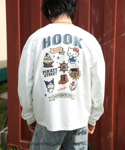 HOOK -original-　サンリオキャラクターズ コラボ バックプリントロンTEE