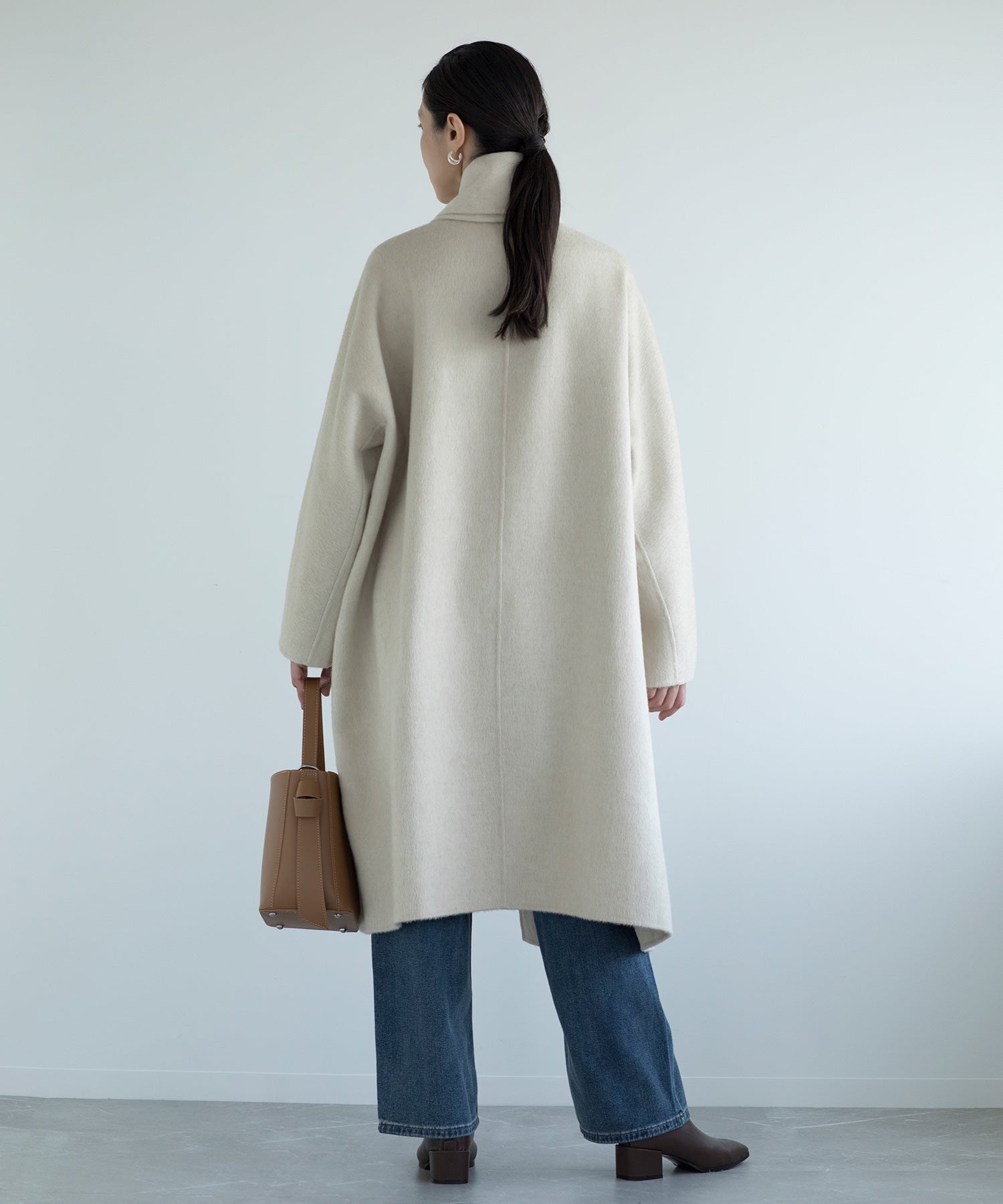 【DECADE CLASSIC】マフラーロングウールコート