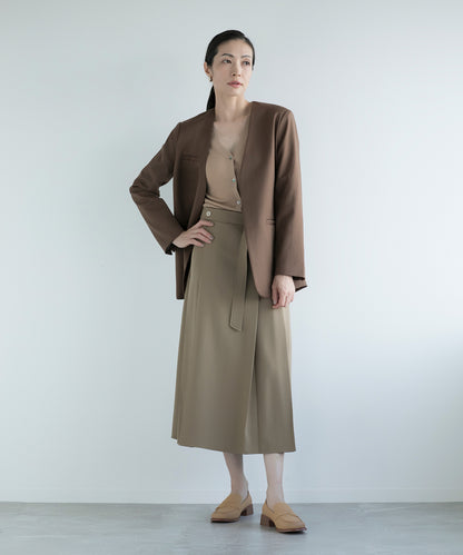 【DECADE CLASSIC】ノーカラー ジャケット