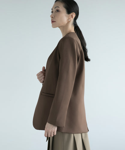 【DECADE CLASSIC】ノーカラー ジャケット