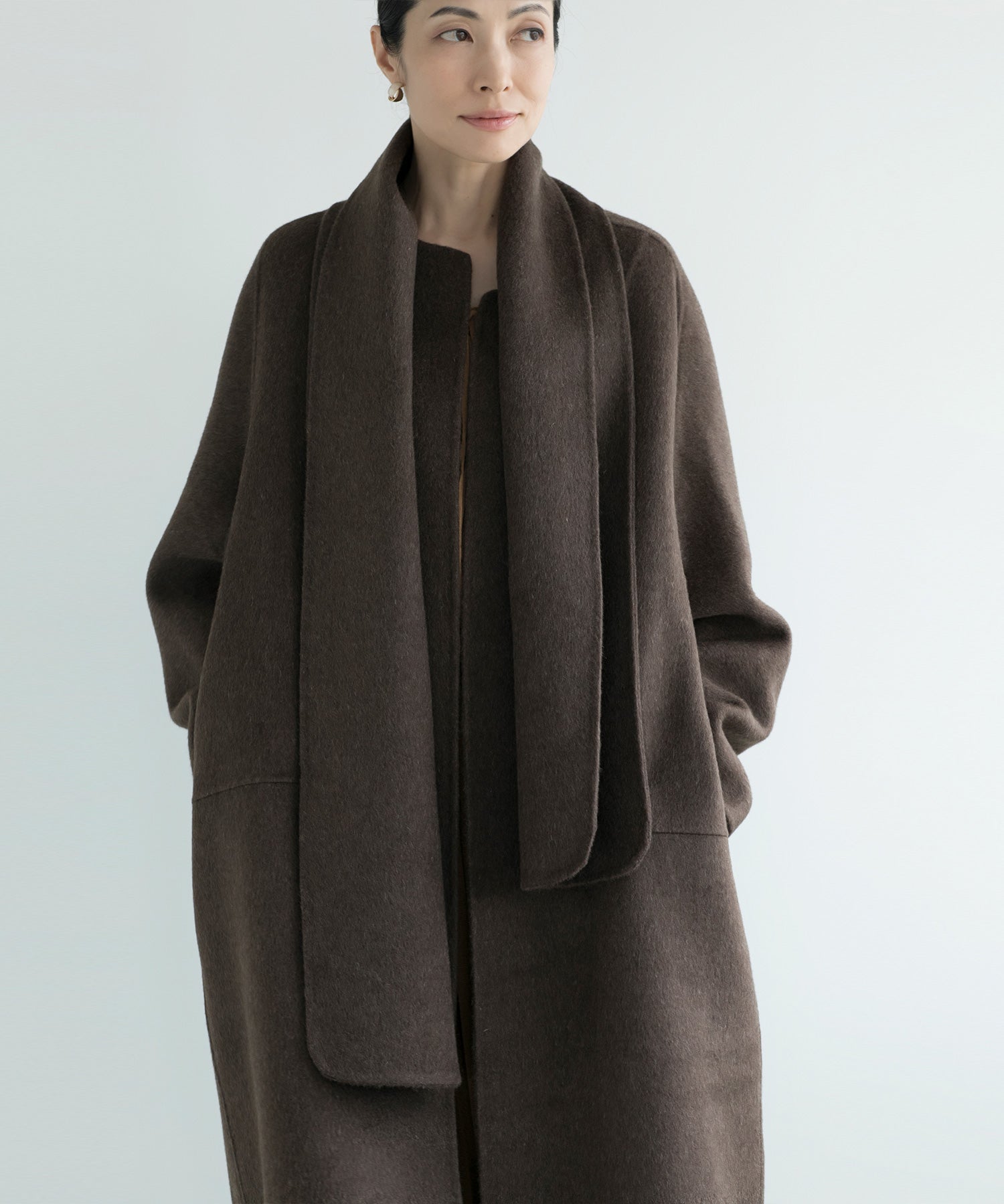 定価8.2万ディーゼルメルトンウールロングコートM相当