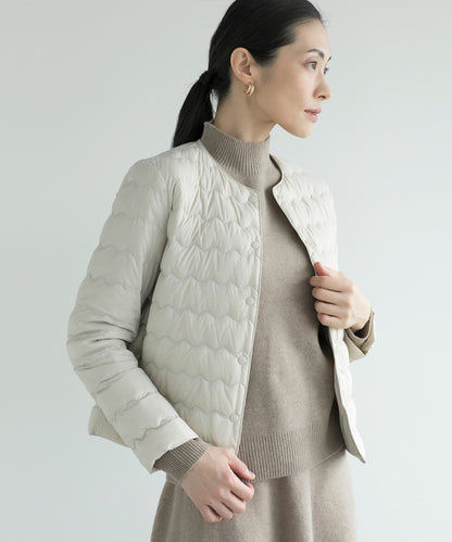 【DECADE】ラウンドネックダウンジャケット