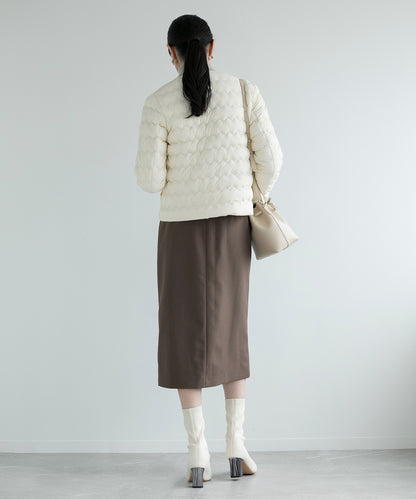 【DECADE】ラウンドネックダウンジャケット