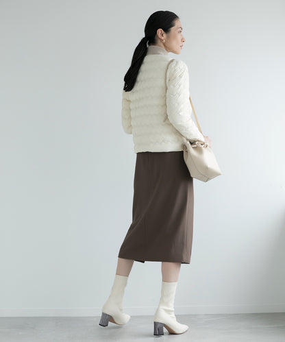 【DECADE】ラウンドネックダウンジャケット