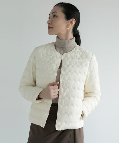 【DECADE】ラウンドネックダウンジャケット