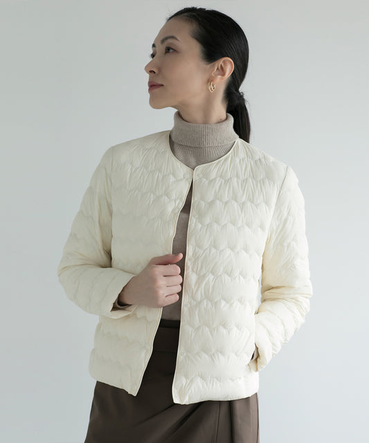 【DECADE】ラウンドネックダウンジャケット