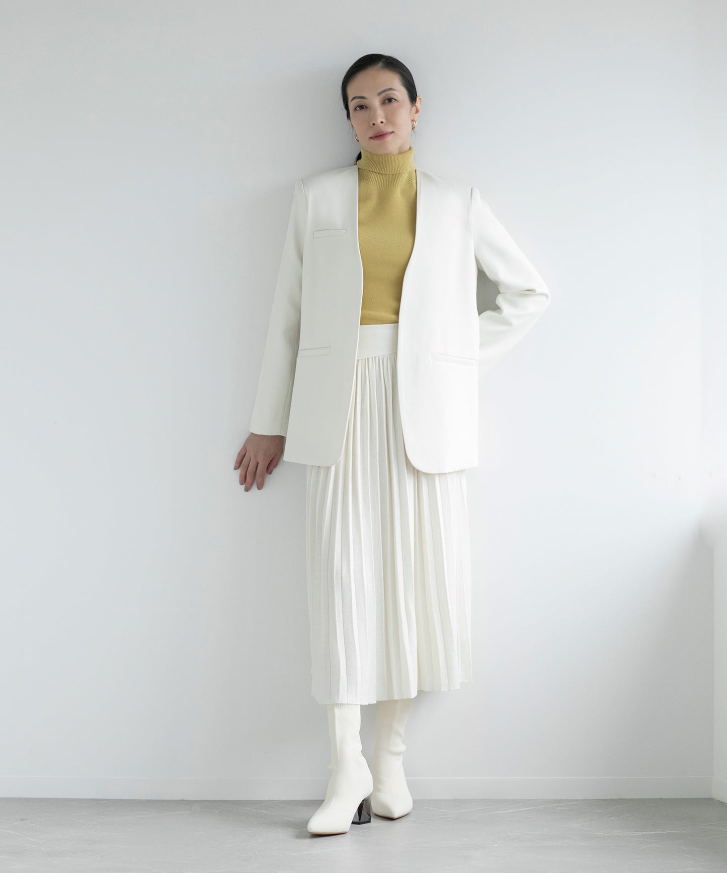 【DECADE CLASSIC】ノーカラー ジャケット