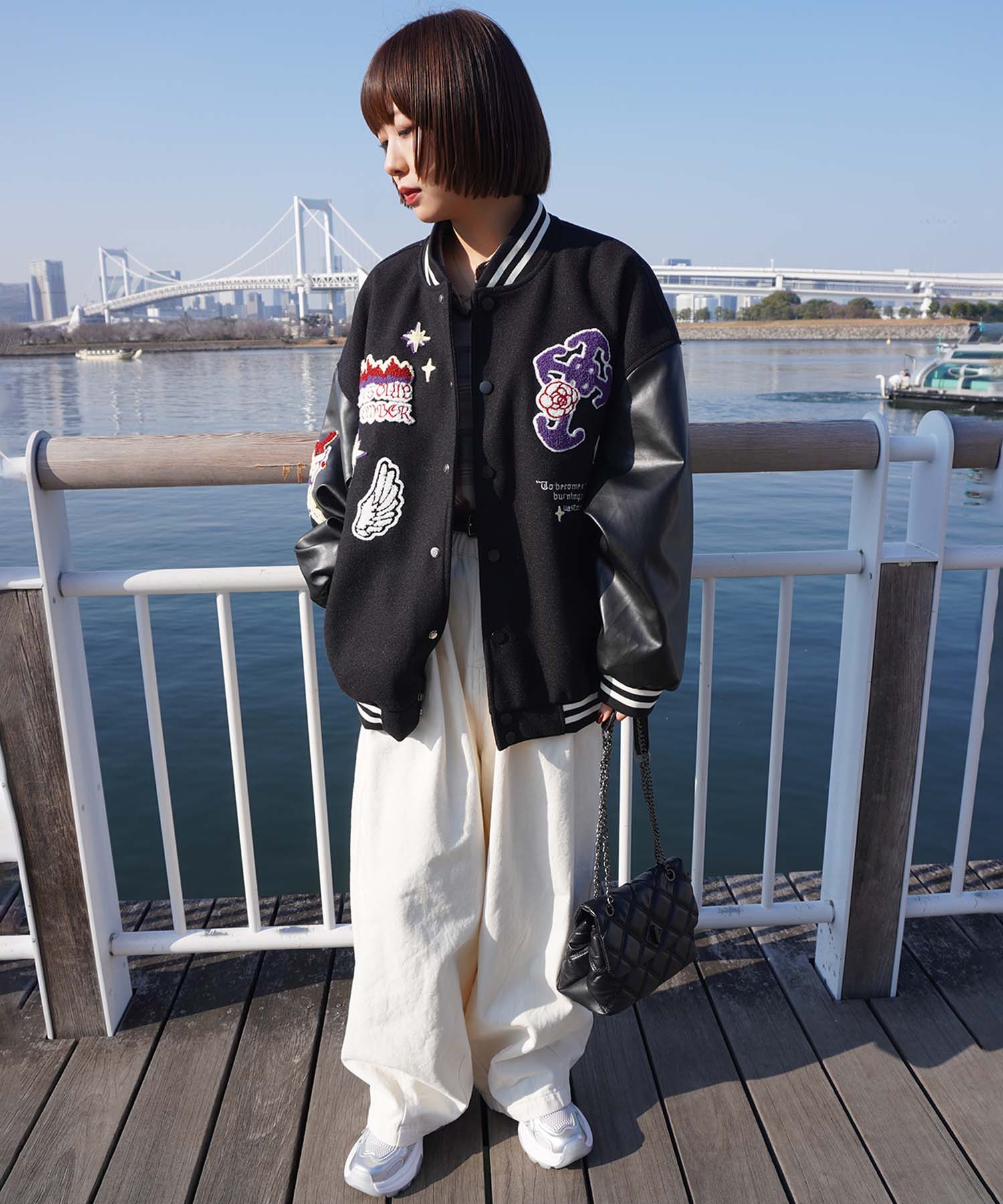 HOOK -original-　サガラ刺繍ワッペンスタジャン