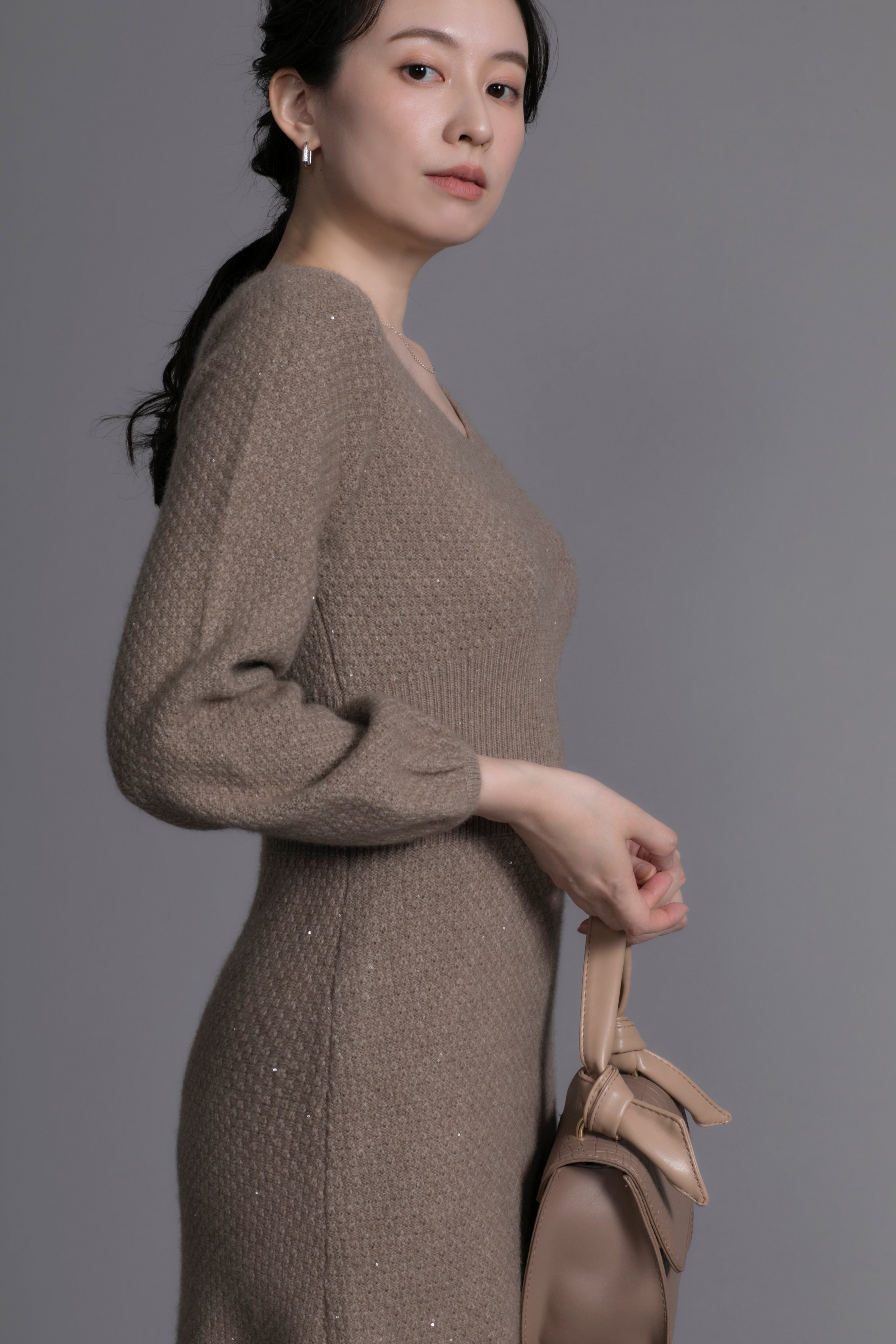 【DECADE CLASSIC】カシミヤ100％　ワンピース