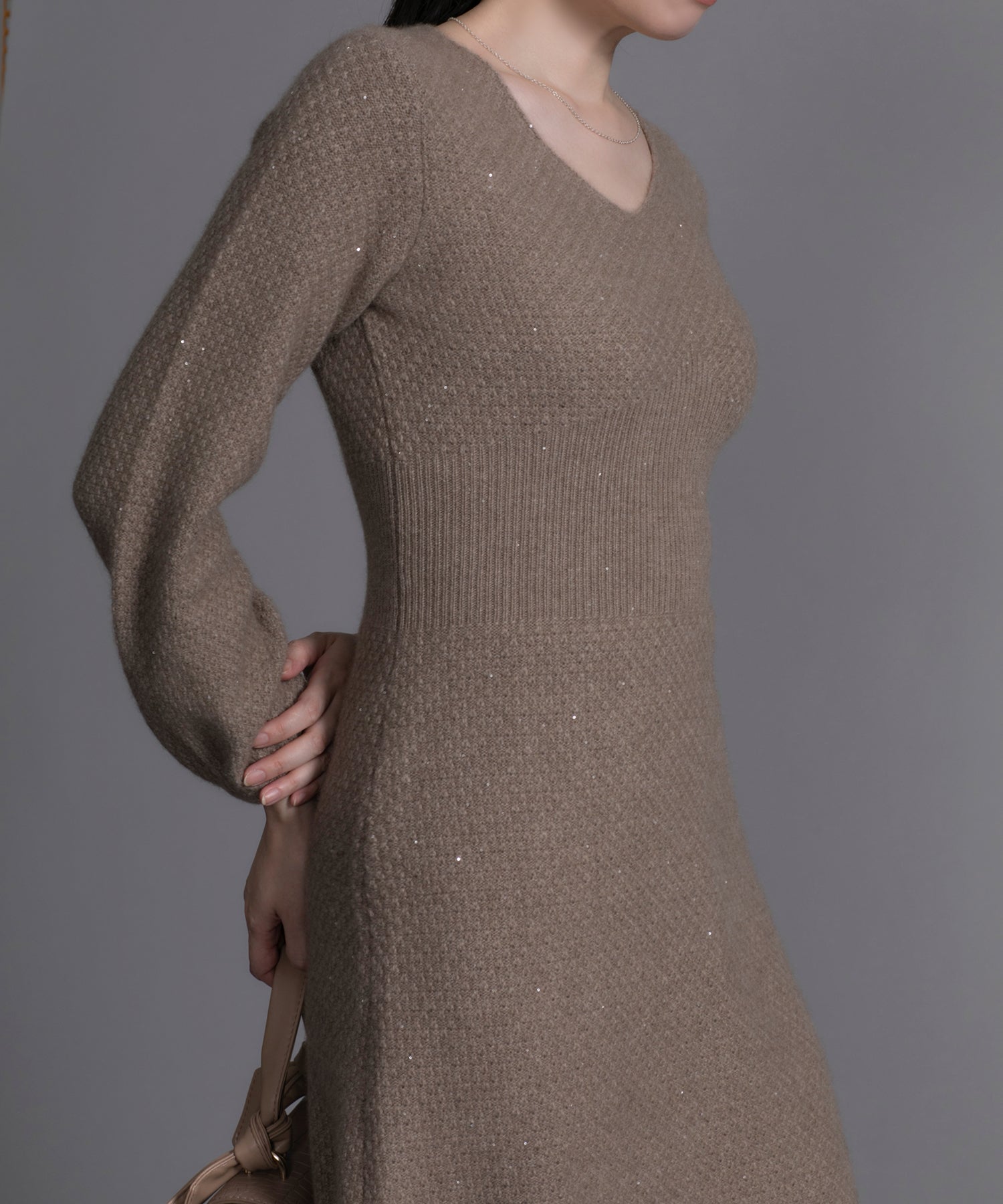 【DECADE CLASSIC】カシミヤ100％　ワンピース