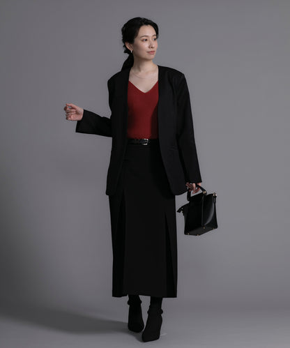 【DECADE CLASSIC】ノーカラー ジャケット