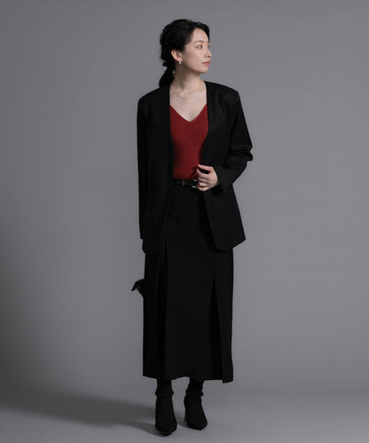 【DECADE CLASSIC】ノーカラー ジャケット