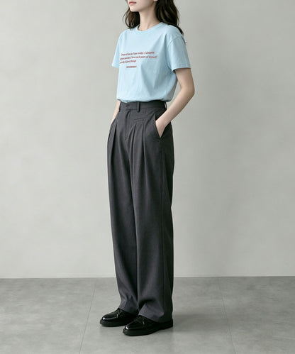 aimoha/ミニメッセージロゴTシャツ