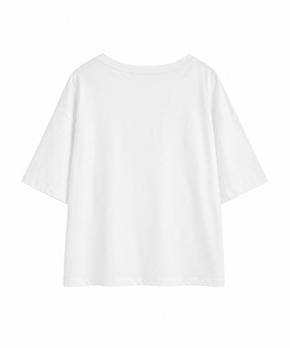 aimoha/ワンショルダー風ビッグTシャツ