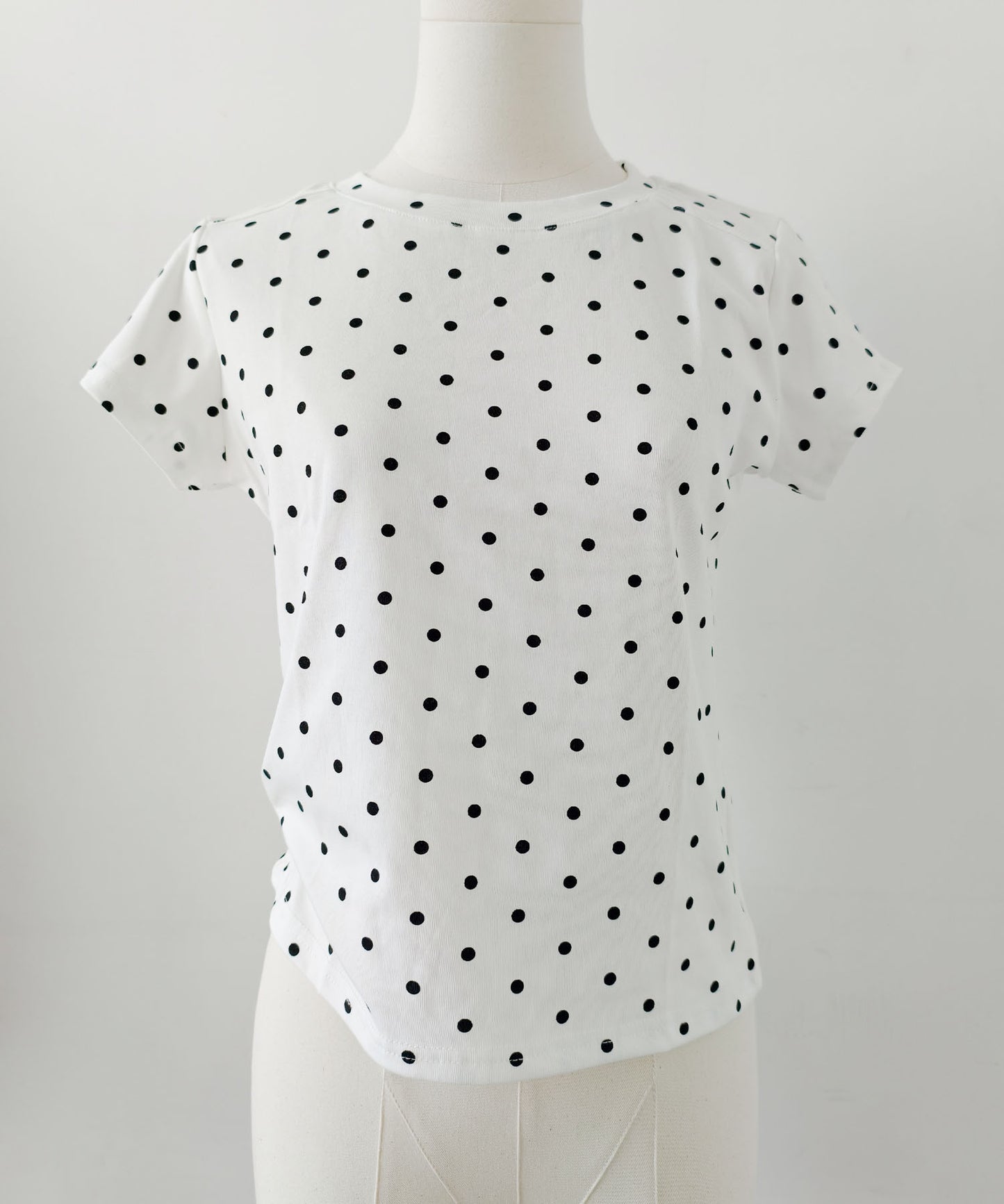 aimoha/ドット柄半袖Tシャツ
